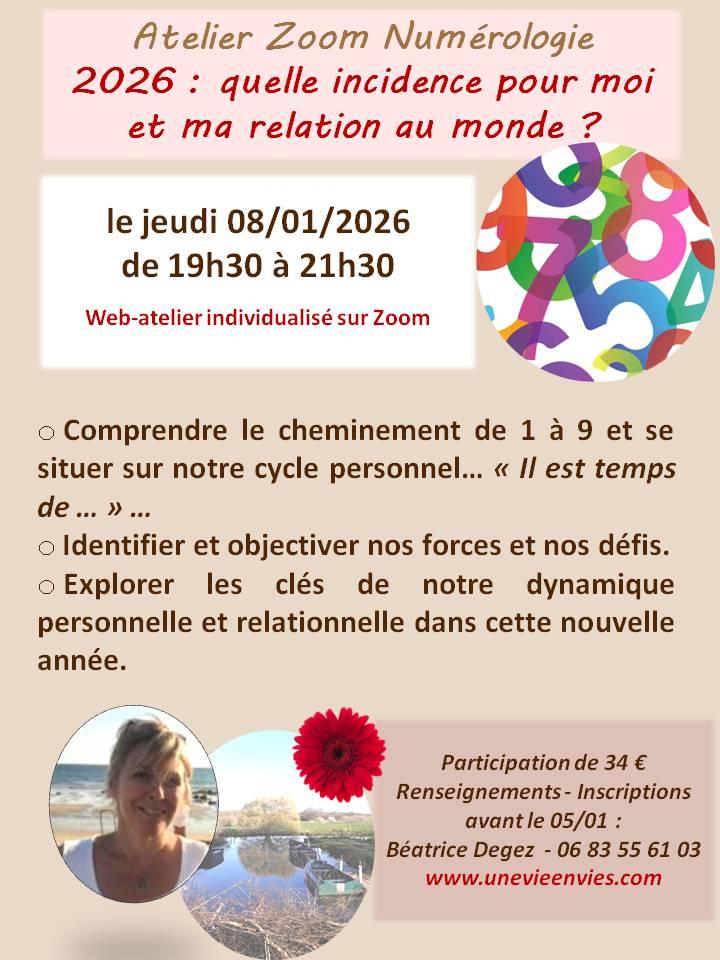 Atelier numerologie zoom 260108