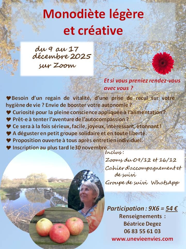 Monodiete decembre 2025