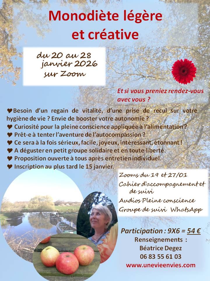 Monodiete janvier 2026